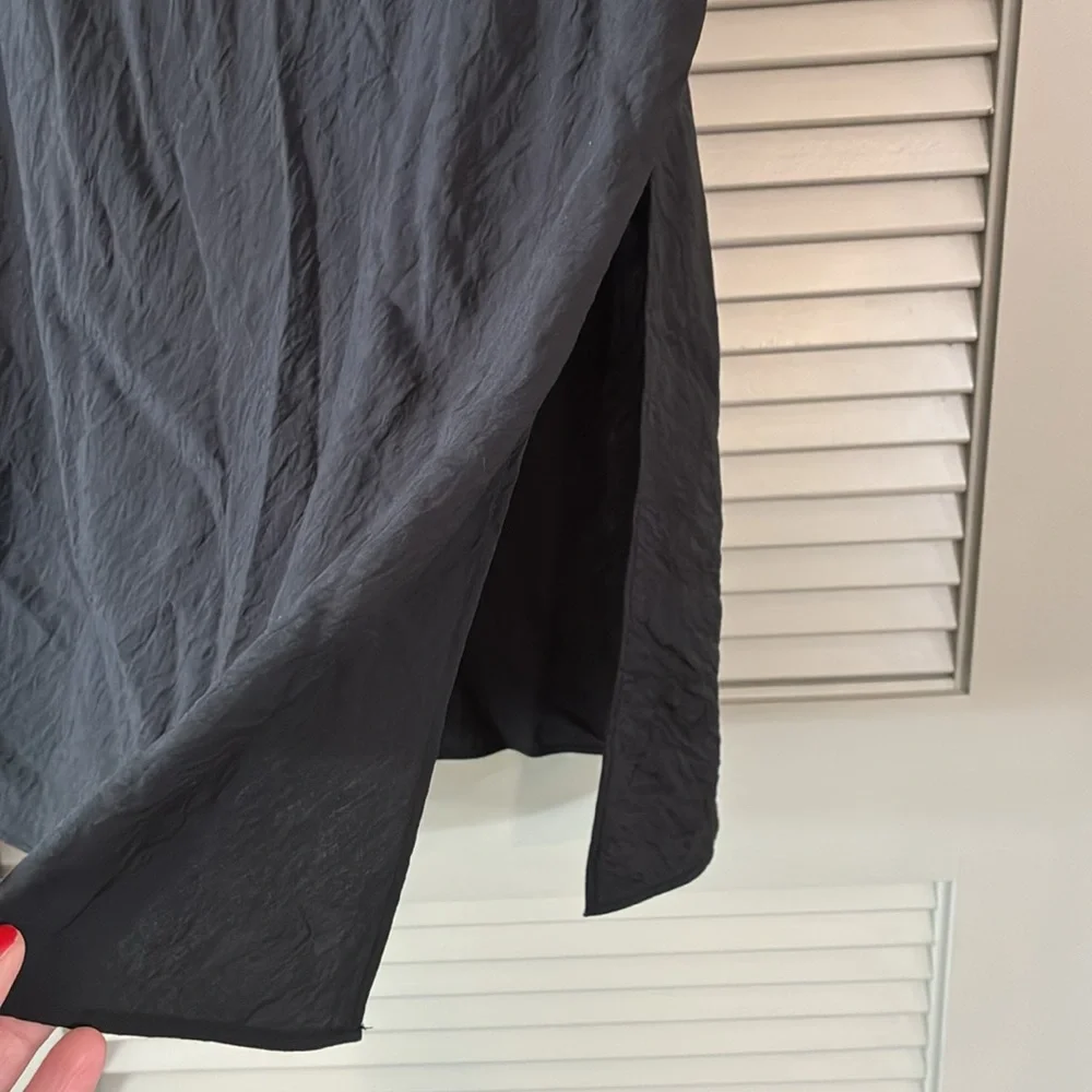 NWT Madewell Black Slip Skirt Sz 2 - Picture 3 of 6